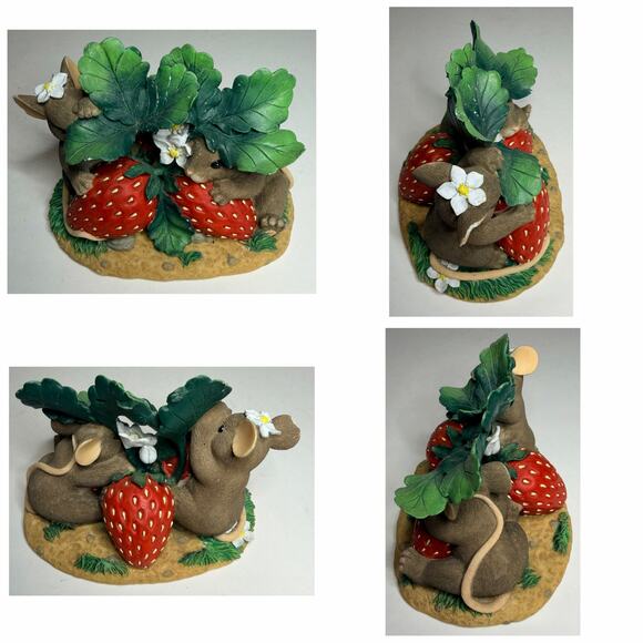 5 Fitz & Floyd Charming Tails Collectible Figurines Mice Collection Mouse Scenes - Picture 4 of 16